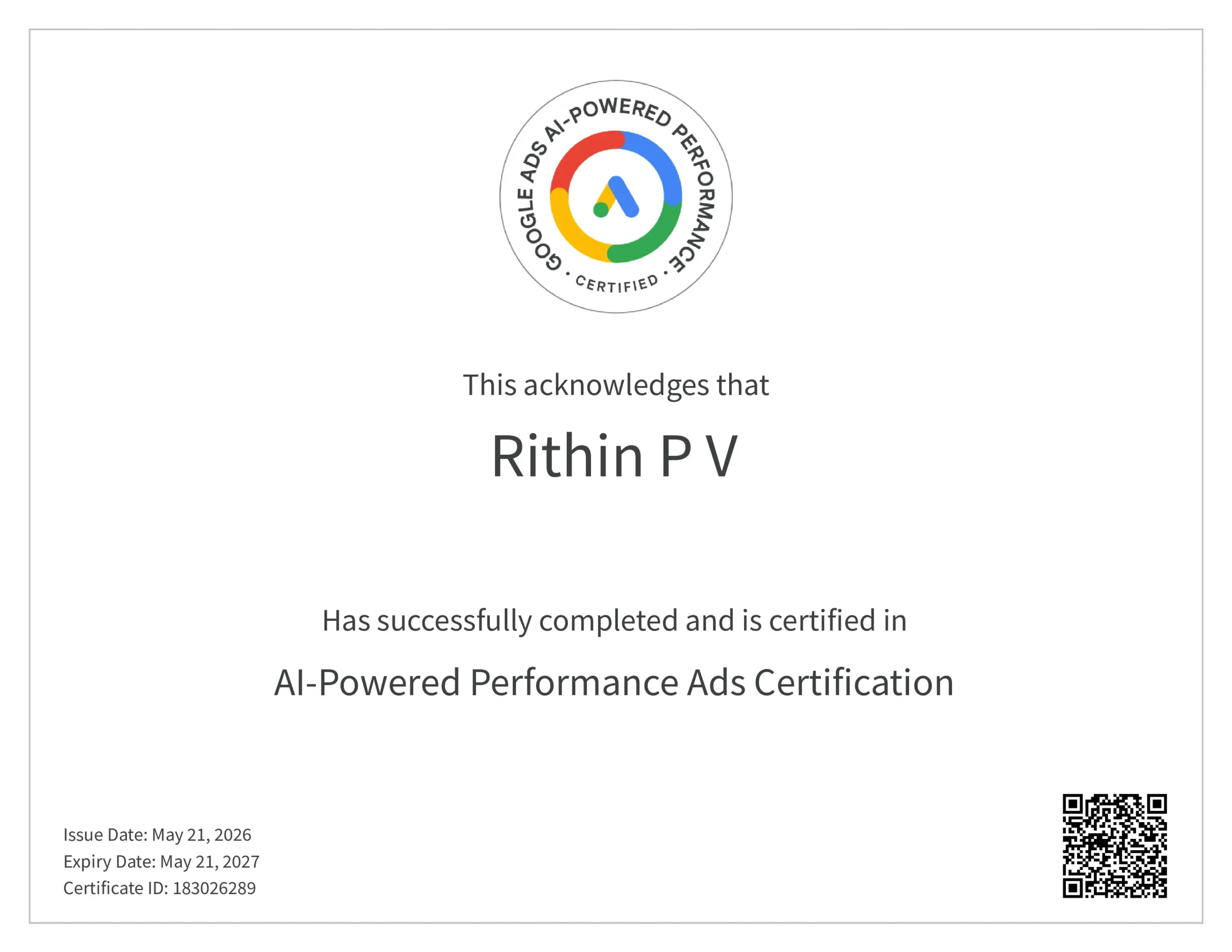 Google AI Powered Performance Marketing